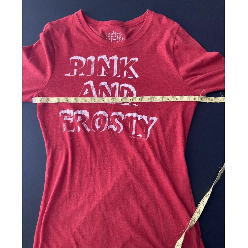 Victoria’s Secret PINK “Pink And Frosty” Shirt - Picture 3 of 5